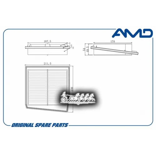 Фильтр Воздушный AMD 