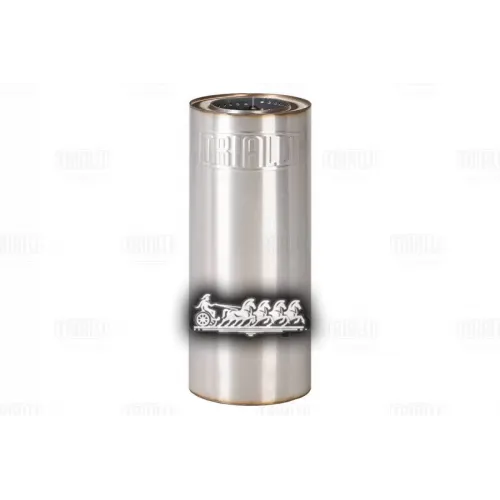 Глушитель Универс. (Круг D 120) L 460, D 76 (1-Вход 1-Выход) (Нерж. Сталь) Trialli EMM 12I46076