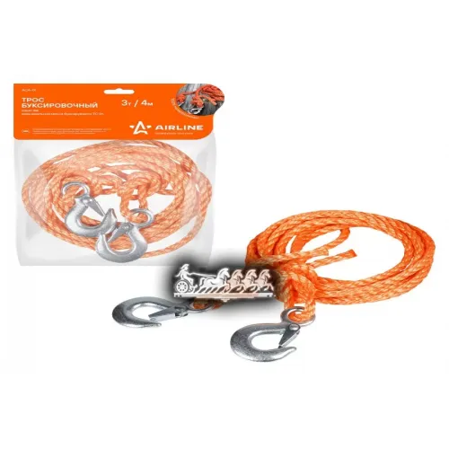 Трос Буксировочный Канат 3 Т. 4 М AIRLINE 