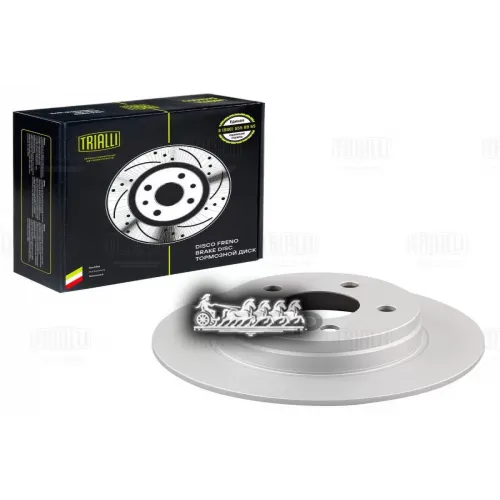 Диск Тормозной Mercedes W204 180-200 07- Задний D 278Мм.(Окраш.) Trialli DF 250123