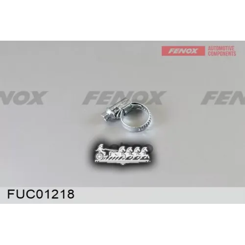 Хомут Червячный 12-18-Х, Ширина 9Мм FENOX 