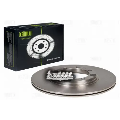 Диск Тормозной Hyundai Accent 1.3/1.5 94-00/Pony 1.3/1.5 85-95 Передний Trialli DF 084101