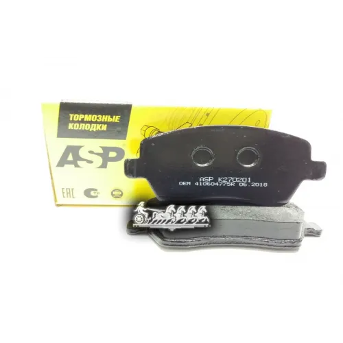 Колодки Тормозные Ваз Largus 16V Перед. ASP 