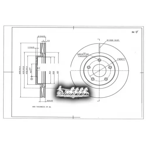Диск Тормозной Nissan Teana 08- Перед. AVANTECH 
