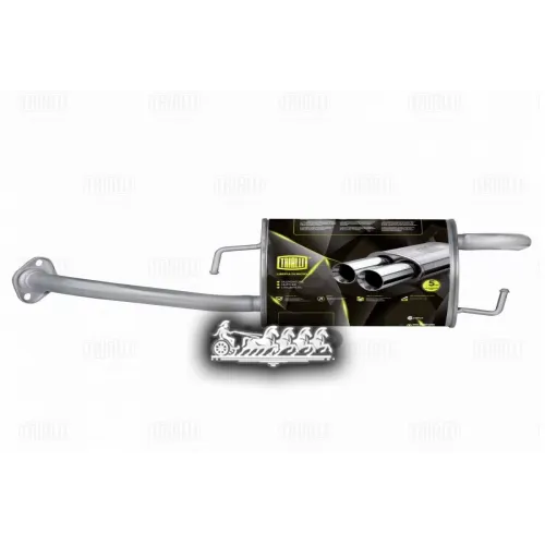 Глушитель Для А/М Toyota Corolla (01-) 1.4I/1.6I Хетчбек Осн. (Алюм. Сталь) (Emm 1903) Trialli 