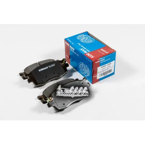 Колодки Тормозные, Передние (С Антискрипной Пластиной) D11192m KORMAX 