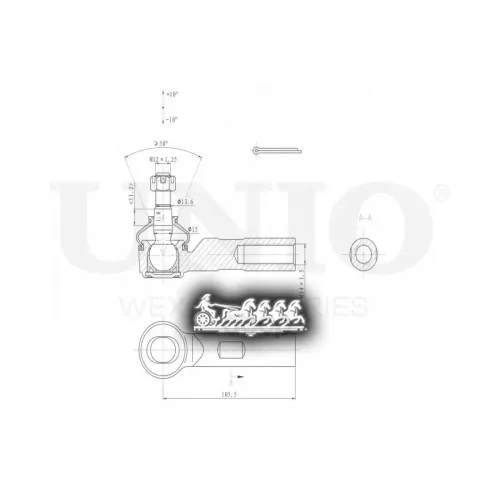 Наконечник Рулевой Тяги Honda Cr-V 01- UNIO 