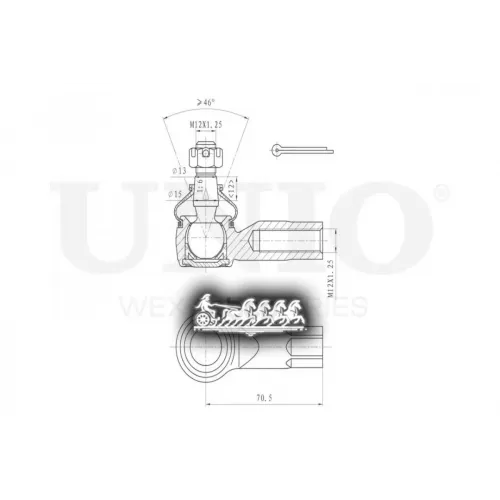 Наконечник Рулевой Тяги Suzuki/Opel Swift/Splash/Aglia 04- UNIO 