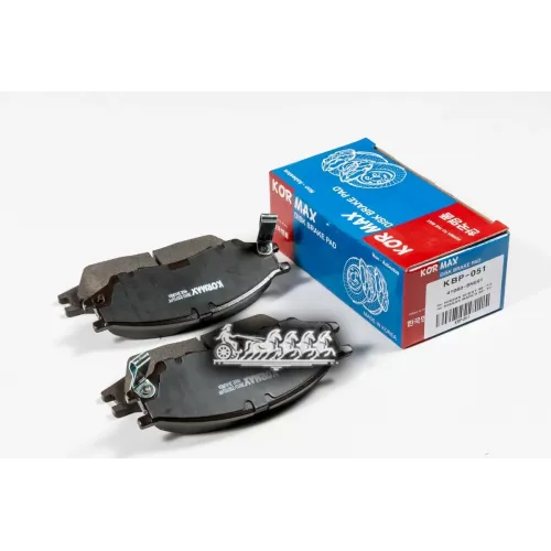 Колодки Тормозные, Передние (С Антискрипной Пластиной) D1233m KORMAX 