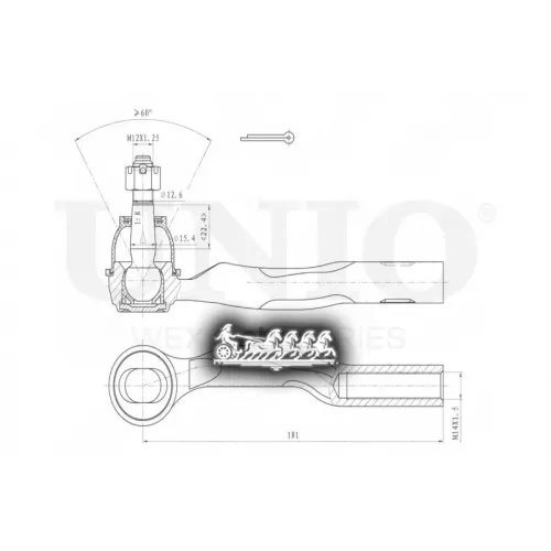 Наконечник Рулевой Тяги Mazda 6 12- Лев. UNIO 