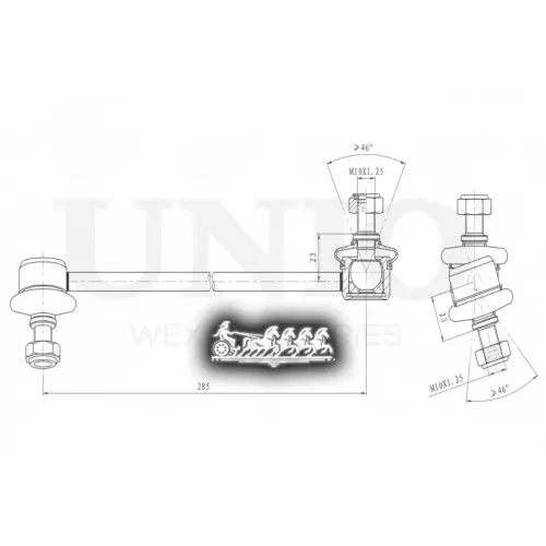 Тяга Стабилизатора Toyota/Lexus Camry/Rx/Es 96- Перед.лев. UNIO 