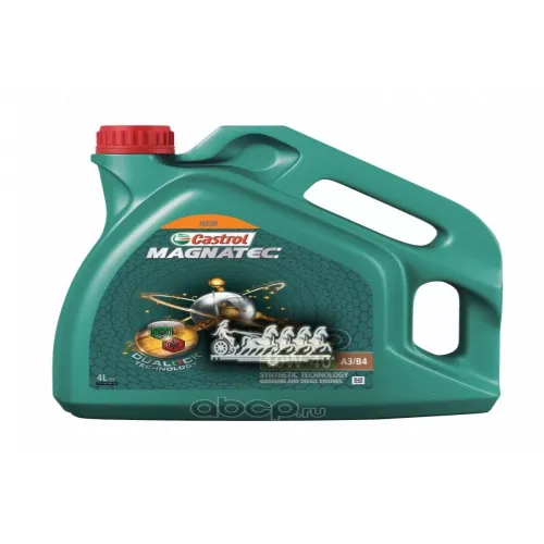 Castrol Castrol Magnatec 10W-40 A3/B4 Dualock Моторное Масло (4)