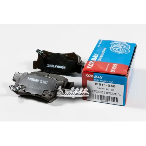 Колодки Тормозные, Задние (С Антискрипной Пластиной) D11217m KORMAX 