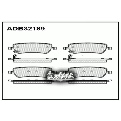 Колодки Тормозные Дисковые Зад ALLIED NIPPON 