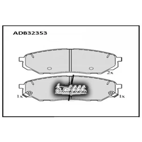 Колодки Тормозные Дисковые Перед ALLIED NIPPON 