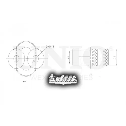 Крепление Глушителя Kia/Hyundai Soul/Accent 94- UNIO 
