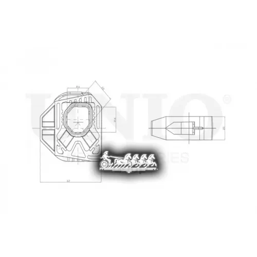 Кронштейн Vag Polo/Passat/Octavia 04- UNIO 