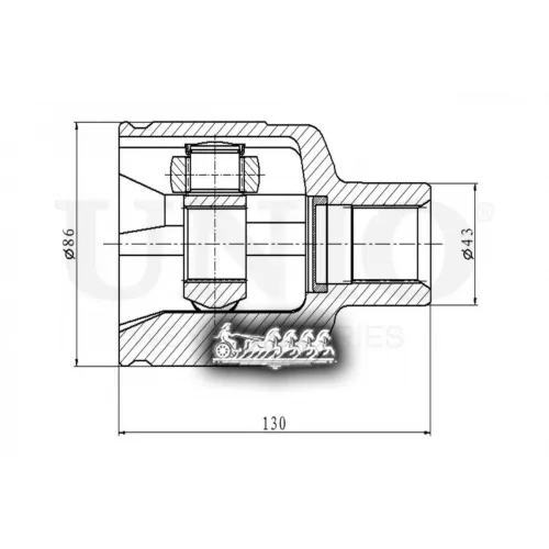 Шрус Chevrolet Epica 02- Внутр. UNIO 