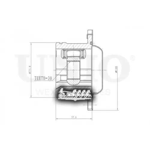 Шрус Vag Golf/Polo/Octavia 97- Внутр. UNIO 
