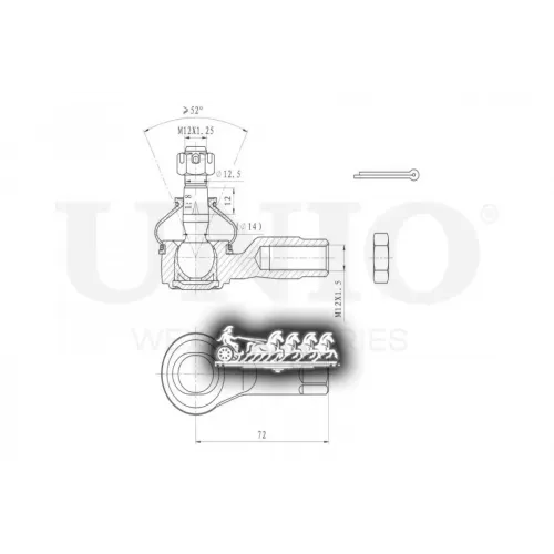 Наконечник Рулевой Тяги Chevrolet/Daewoo Spark/Matiz 98- UNIO 