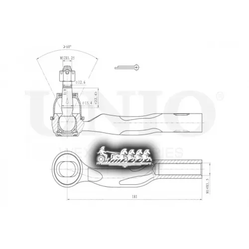 Наконечник Рулевой Тяги Mazda 6 12- Прав. UNIO 