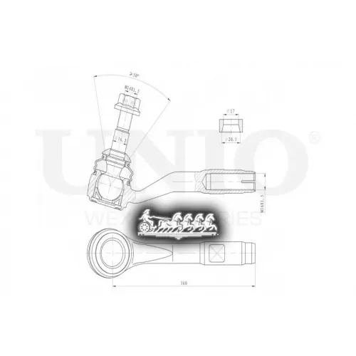 Наконечник Рулевой Тяги Bmw 5(E60)/7(E65) UNIO 