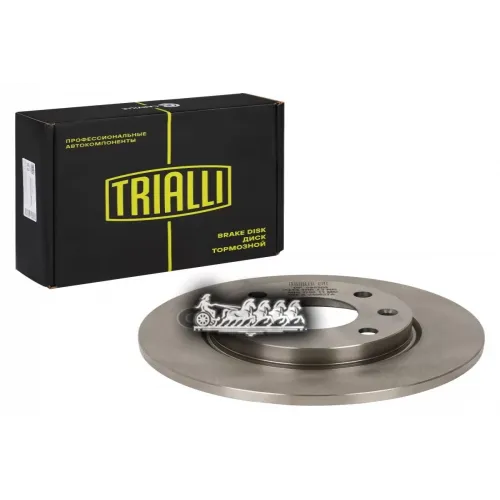 Диск Тормозной Citroen Xsara 97-05/Peugeot 206 98-/306 93-01 Передний Не Вент. Trialli DF 095209
