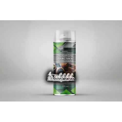 Agat Avto Полироль Пластика. Резины И Кожи Глянцевый (Аэрозоль) (0.4L) AGAT Avto 