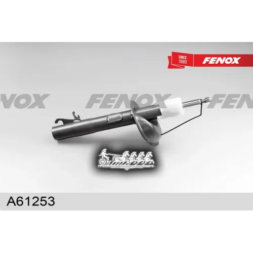 Амортизатор Ford Focus I 98-04 Пер.прав.газ. FENOX 