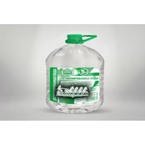 Agat Avto Вода Дистиллированная (Пэт-Бутылка) (5L) AGAT Avto 