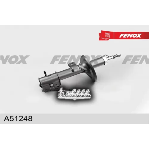 Амортизатор Chevrolet Aveo Пер.лев.газ. FENOX 