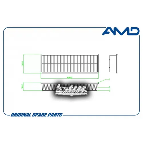 Фильтр Воздушный Exeed Txl 21- AMD 