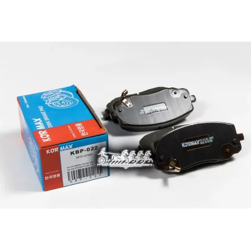 Колодки Тормозные, Передние (С Антискрипной Пластиной) D11154m KORMAX 