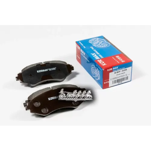 Колодки Тормозные, Передние (С Антискрипной Пластиной) D11124m KORMAX 