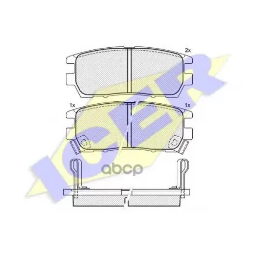 Тормозные Колодки Icer 
