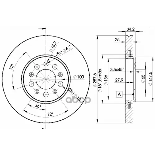 Диск Тормозной Icer 78BD5604-2