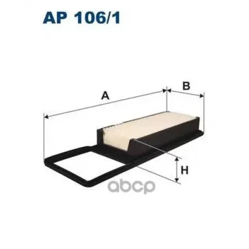 Фильтр Возд.honda Jazz 1.2-1.4L 2002=> Filtron AP106/1