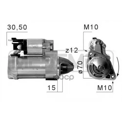 Стартер Mb W204/W212/Sprinter 1.8Квт. Era 