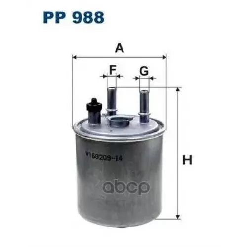 Фильтр Топл.renault Kangoo Ii, Laguna Iii Filtron 