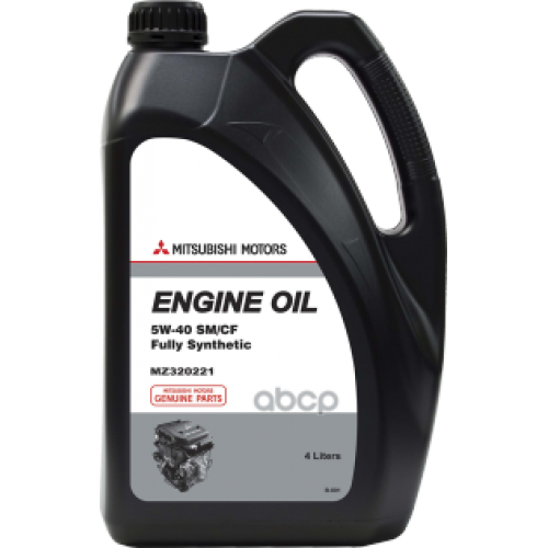 MITSUBISHI Mitsubishi 5W40 Sn/Cf Масло Моторное Синт. (Пластик/Сингапур) (4L)
