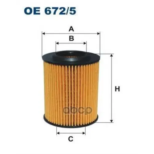 Фильтр Масл.bmw 1-Й Серии (F20/F21),3-Й Серии (F30/F31) 1,6 2011=> Filtron OE672/5