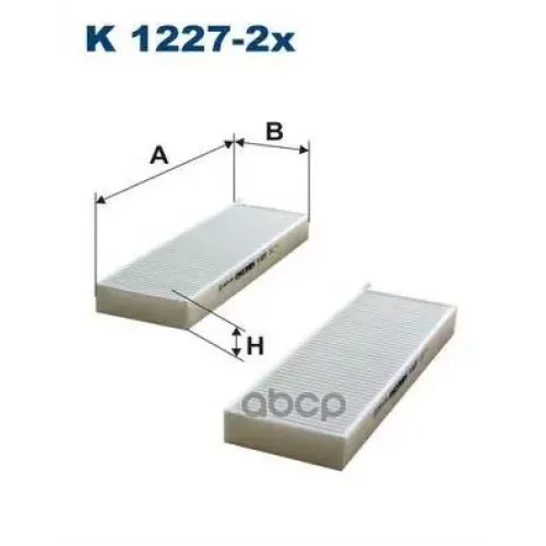 Фильтр Салона (Упаковка 2 Шт) Filtron K1227-2x