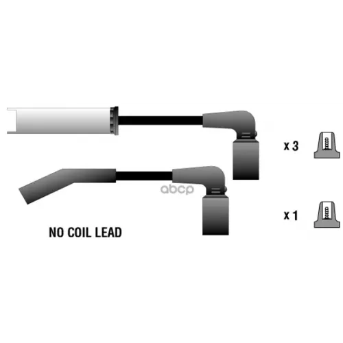 Провода Высоковольтные Chevrolet Aveo/Lanos 97- 1.4/1.6 Sohc Parts-Mall 