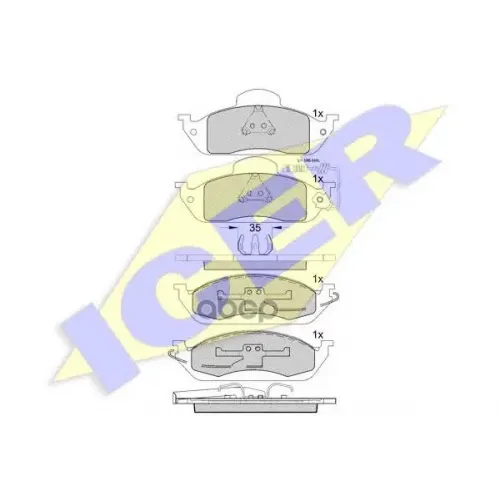 Тормозные Колодки Icer 