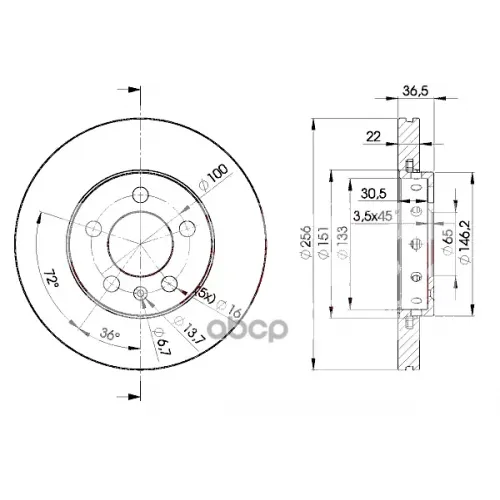 Диск Тормозной Icer 78BD5602-2