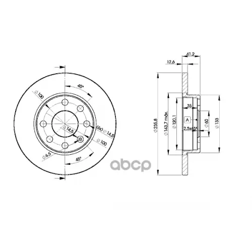 Диск Тормозной Icer 78BD1240-2
