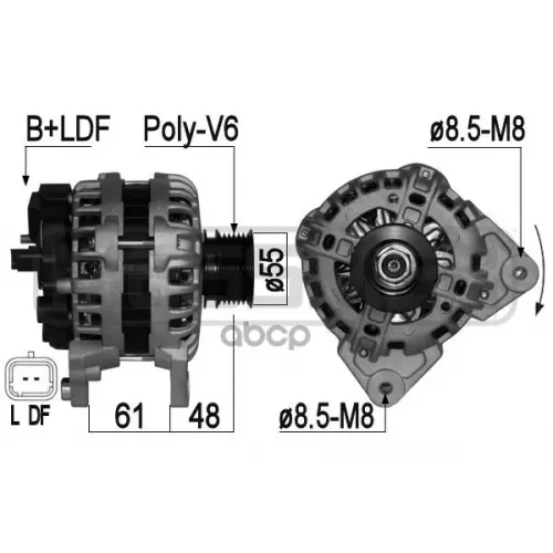 Генератор Renault Logan 10- 90A Era 