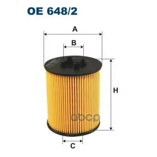 Фильтр Масляный Opel Omega B/Vectra B/Astra G 1.8-3.2 94-03 Filtron OE 648/2