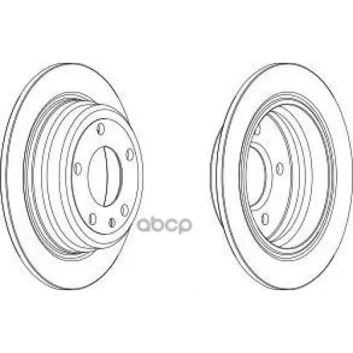 Диск Тормозной Lada Largus/Vesta/Nissan Note 06-/Renault Megane Ii Перед.вент. Ferodo 