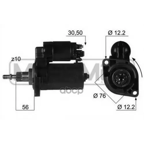 Стартер Vag 1.8/1.8T 1.1Квт Era 